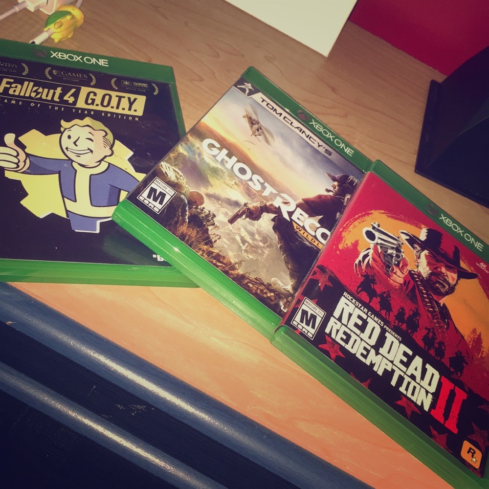 Three Xbox one games